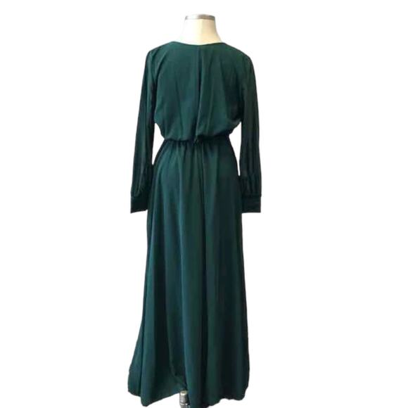 Ricarica Size 1X Emerald Evening Long Dress NWT - Picture 3 of 4